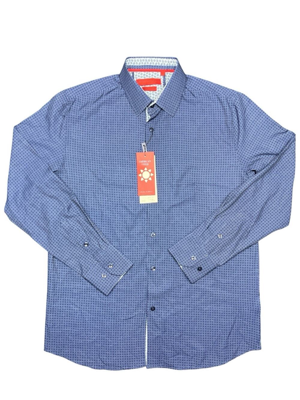 AMERICAN BREED Men’s Button Up Shirt M Modal Stretch Casual Dress Long Sleeve